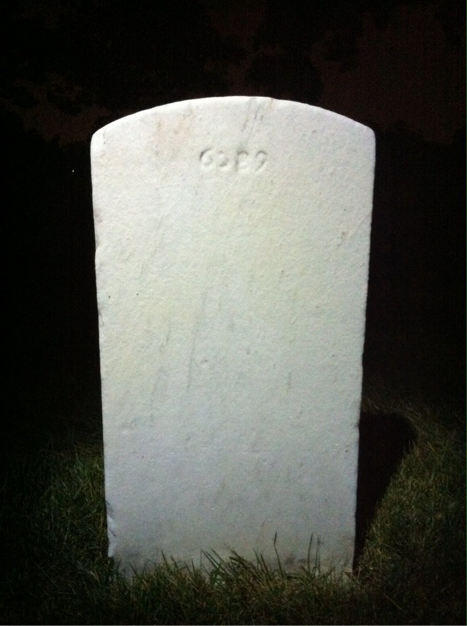Back of headstone — Ralph Bennett