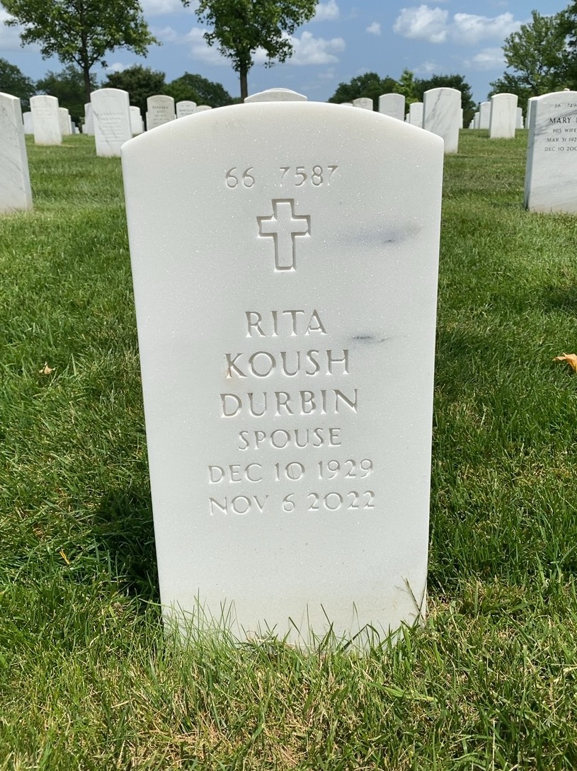 Back of headstone — Stephen Durbin