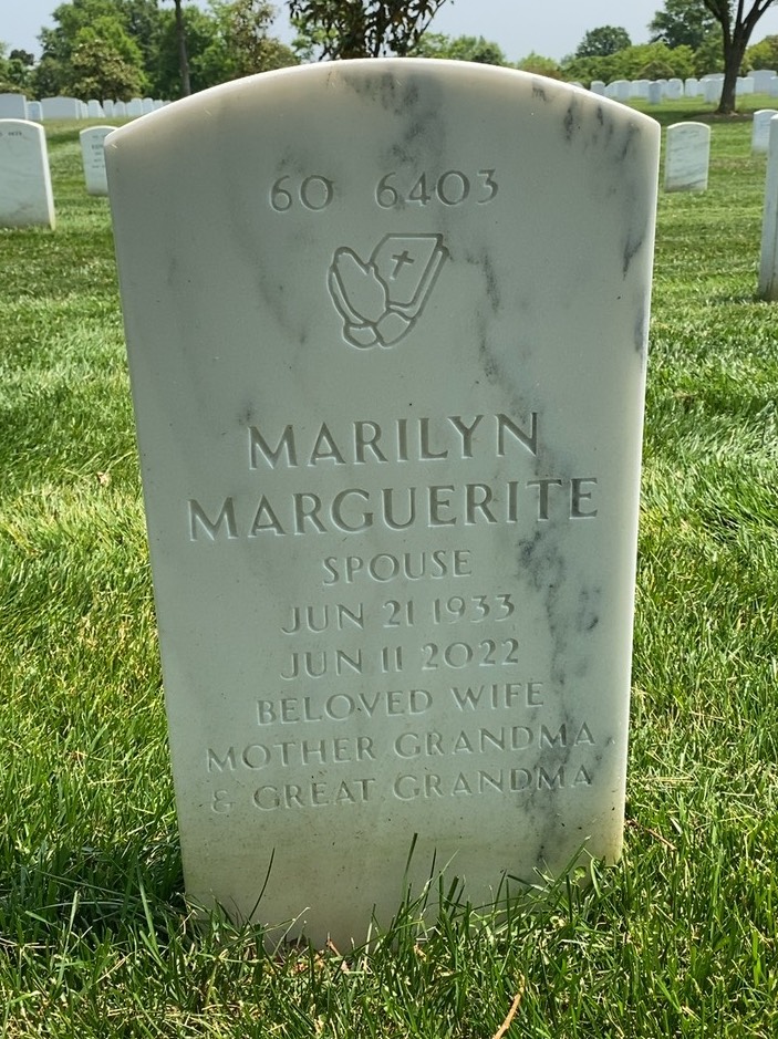 Back of headstone — Victor Podbielski