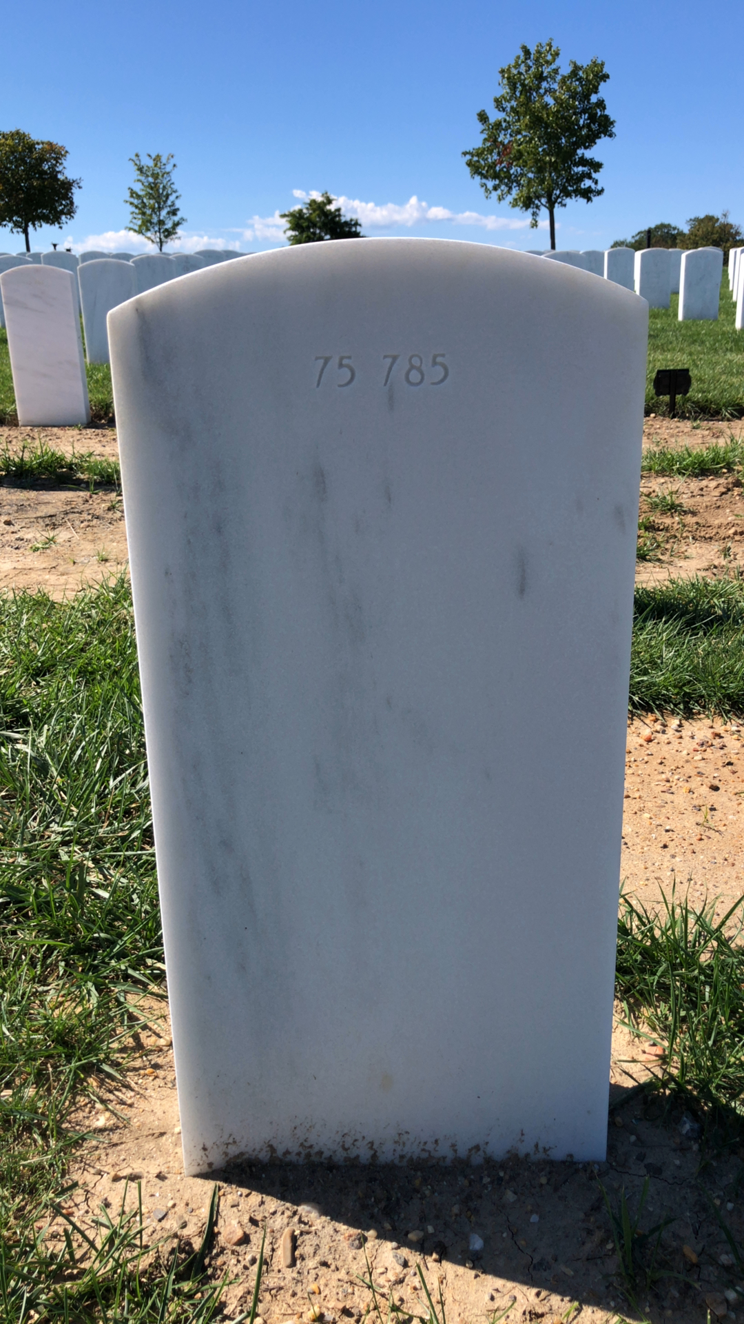 Back of headstone — Thomas George Knight