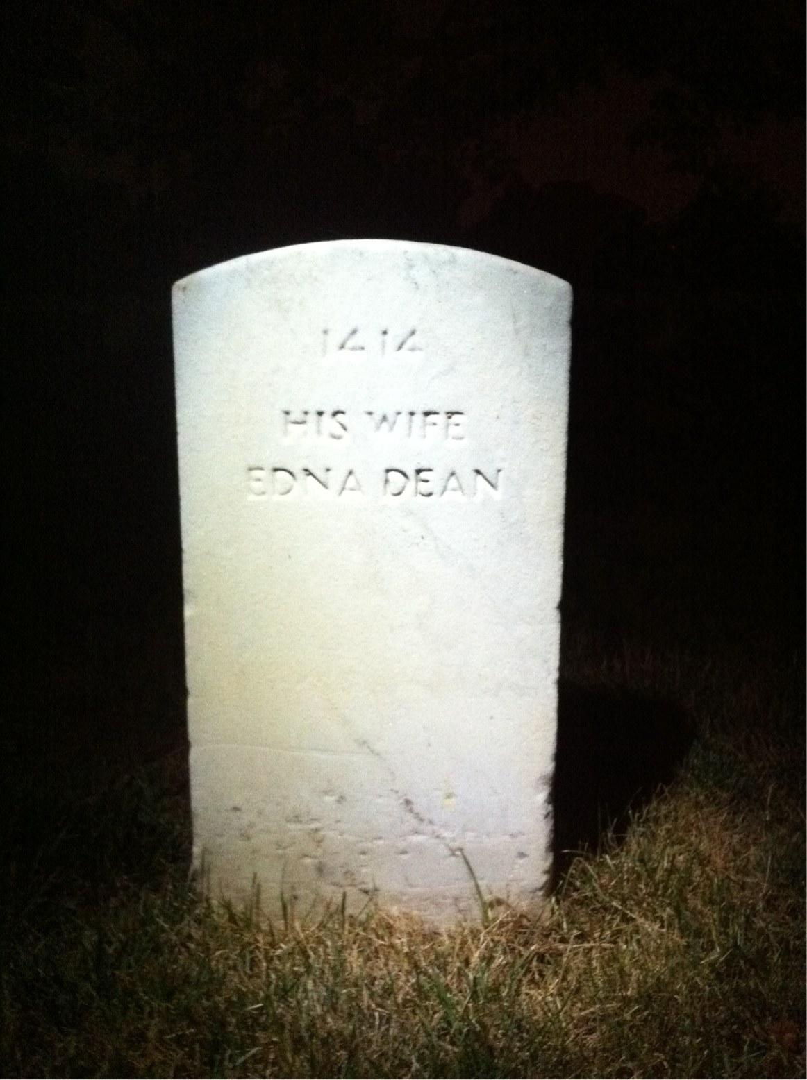 Back of headstone — Christian Arnold