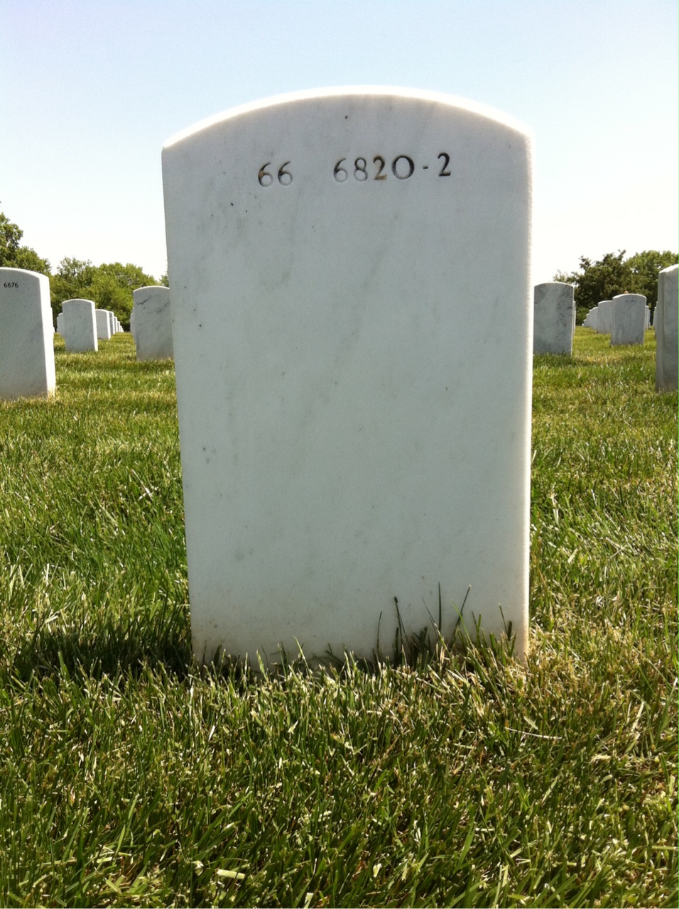 Back of headstone — Charles Bifolchi