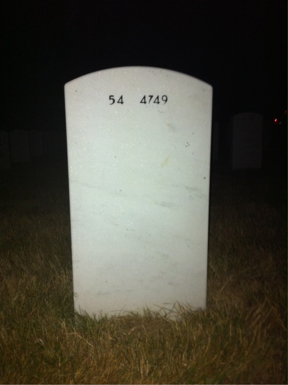 Back of headstone — George Pixley