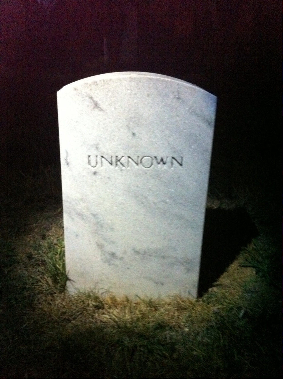 Headstone of Unknown Unknown