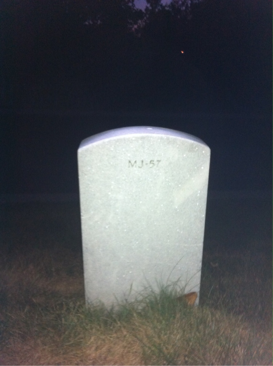 Back of headstone — William Conover