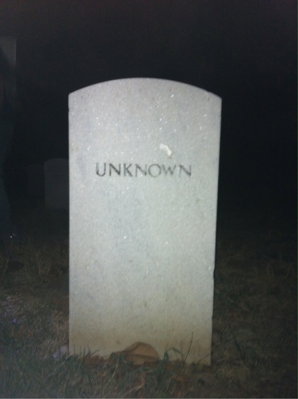 Headstone of Unknown Unknown