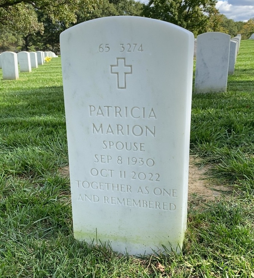 Back of headstone — Carl Mielke