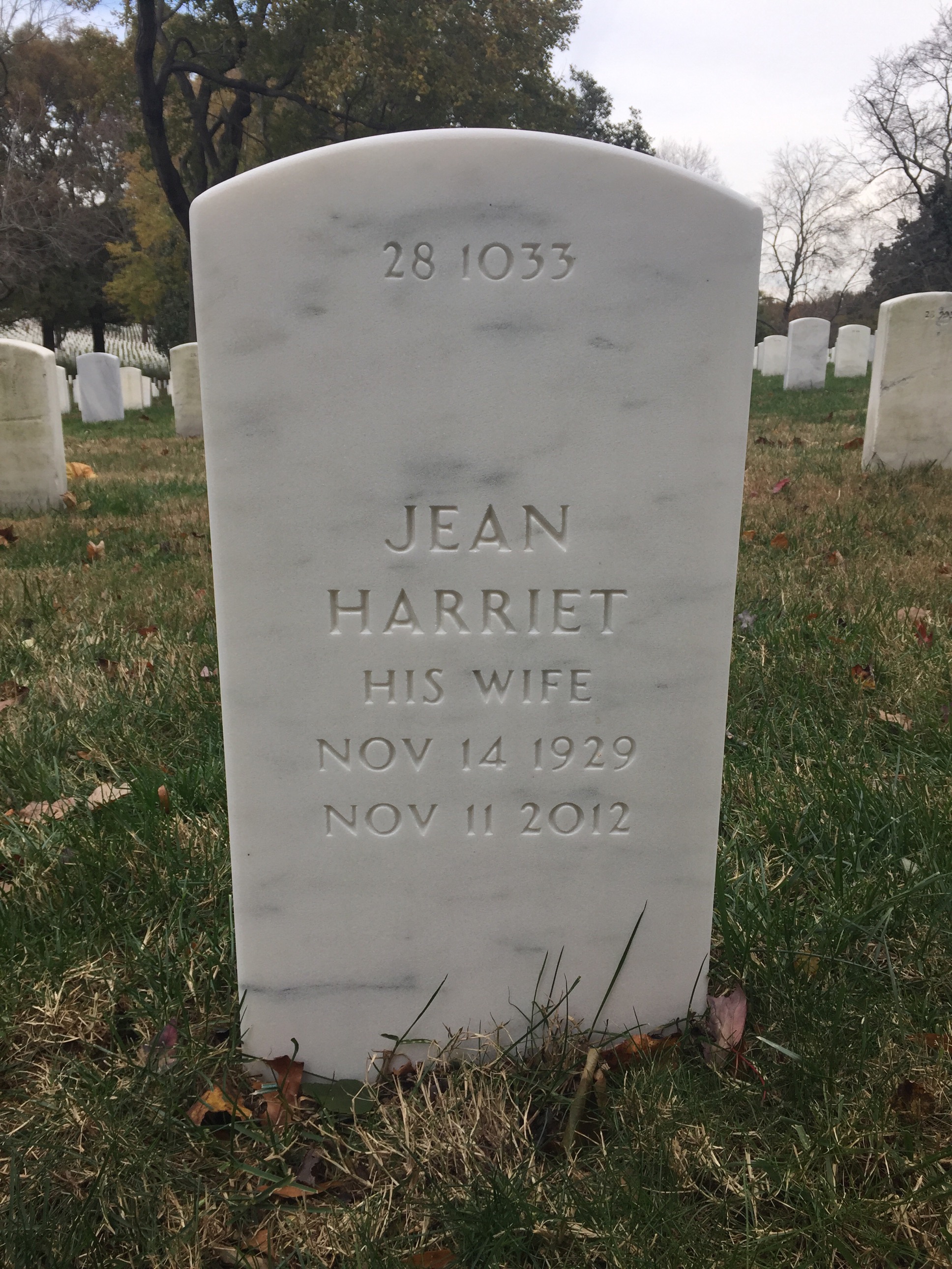 Back of headstone — Robert Leonard