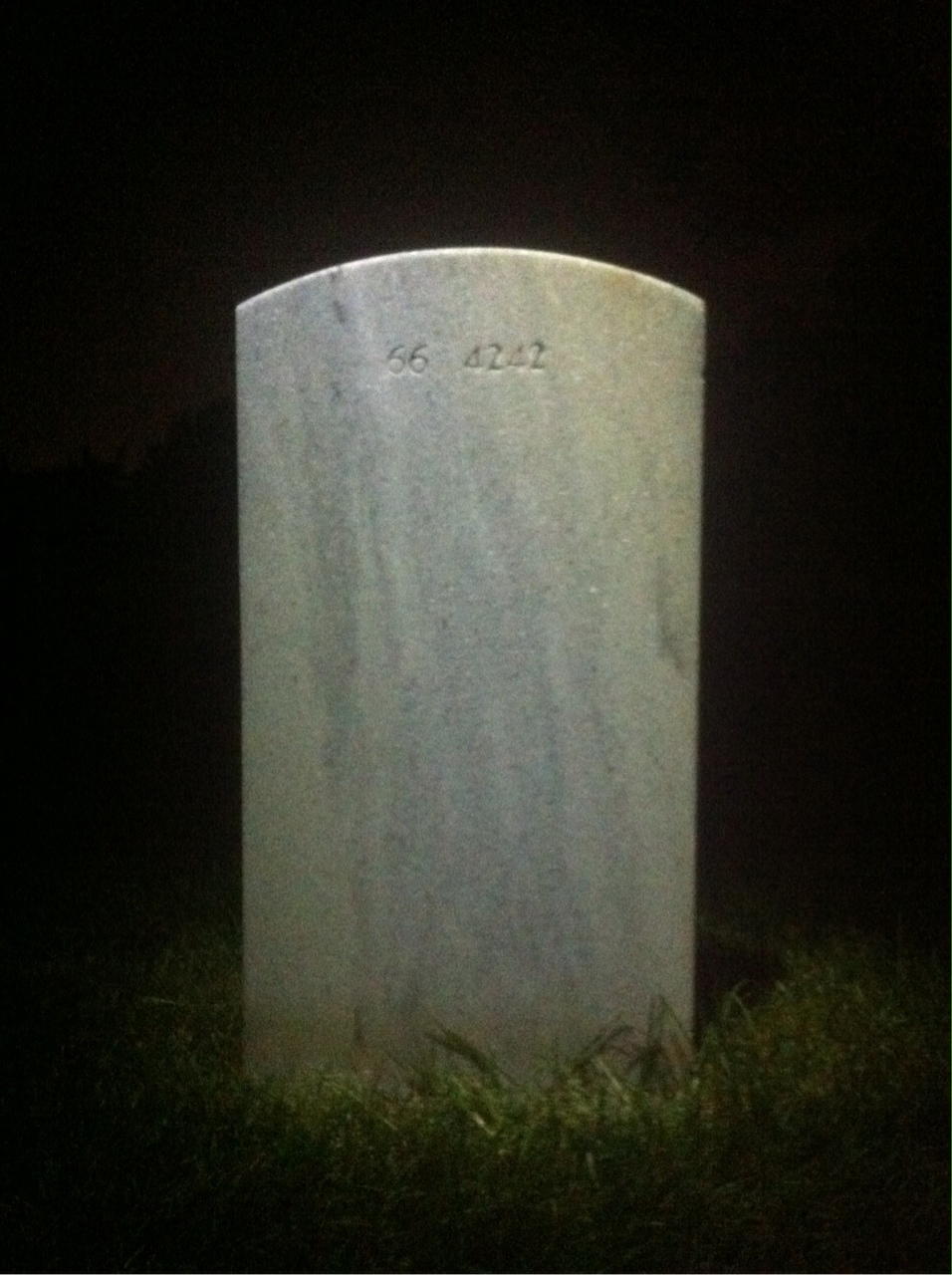 Back of headstone — Robert Aemmer