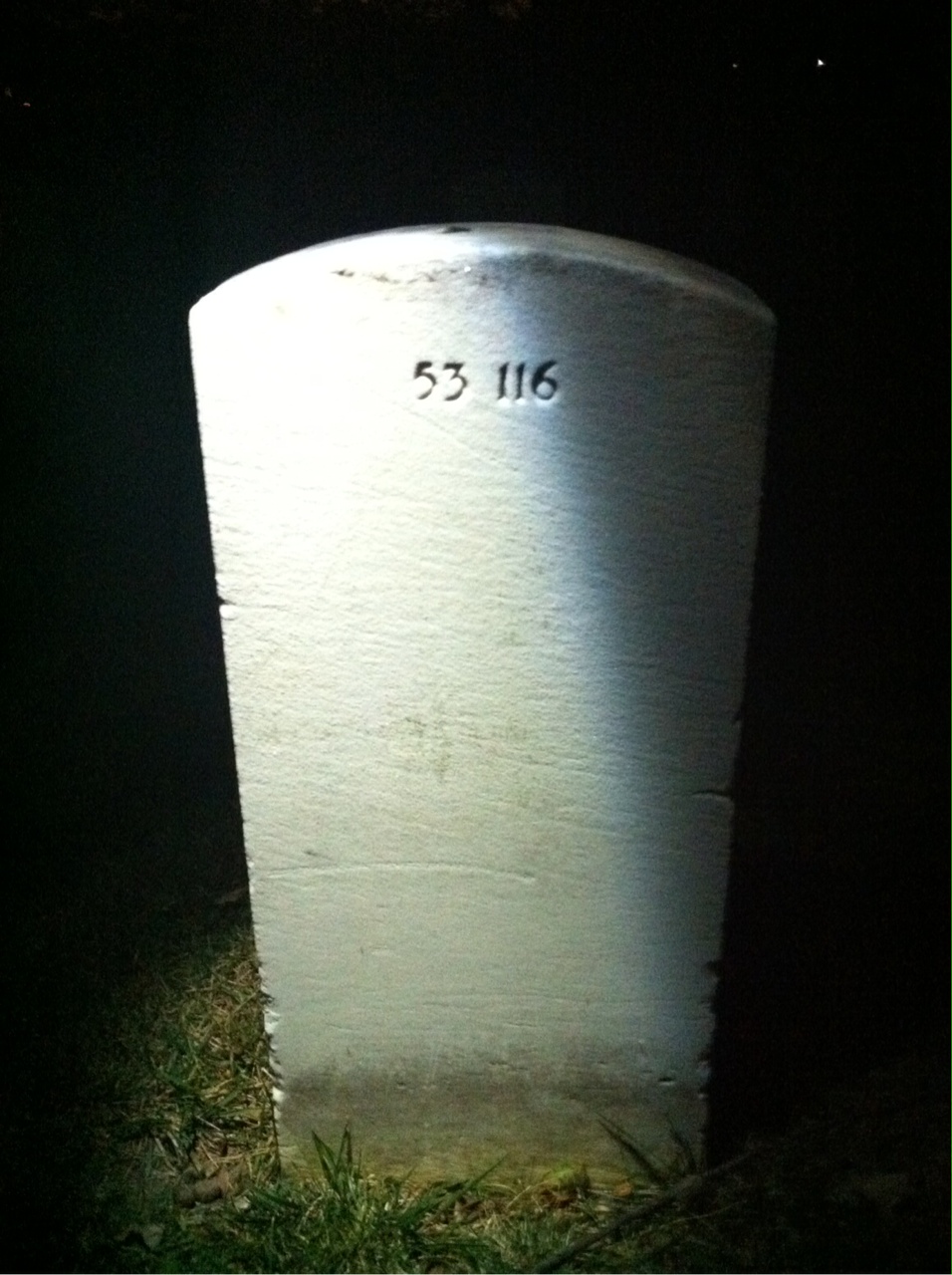 Back of headstone — Richard Watson Dulaney