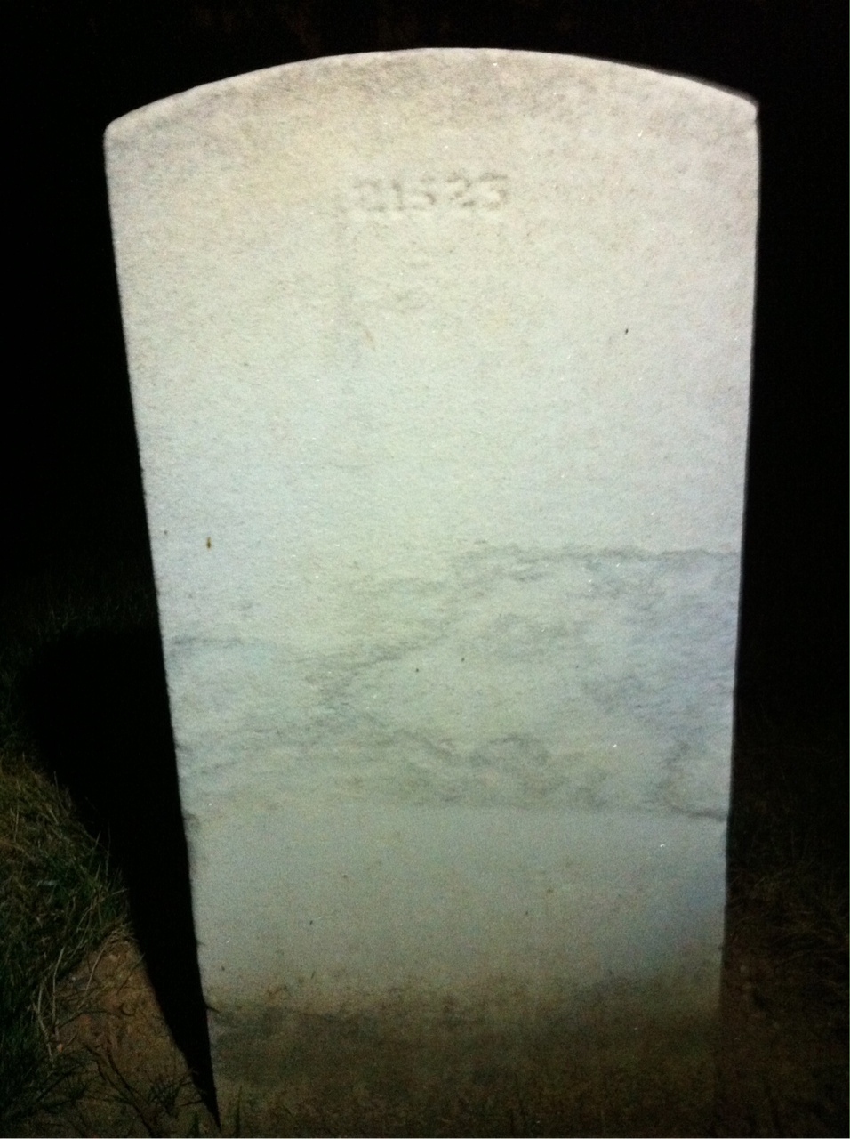 Back of headstone — Mary Mulkearnins
