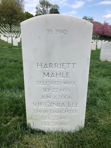 Back of headstone — Robert Ayers