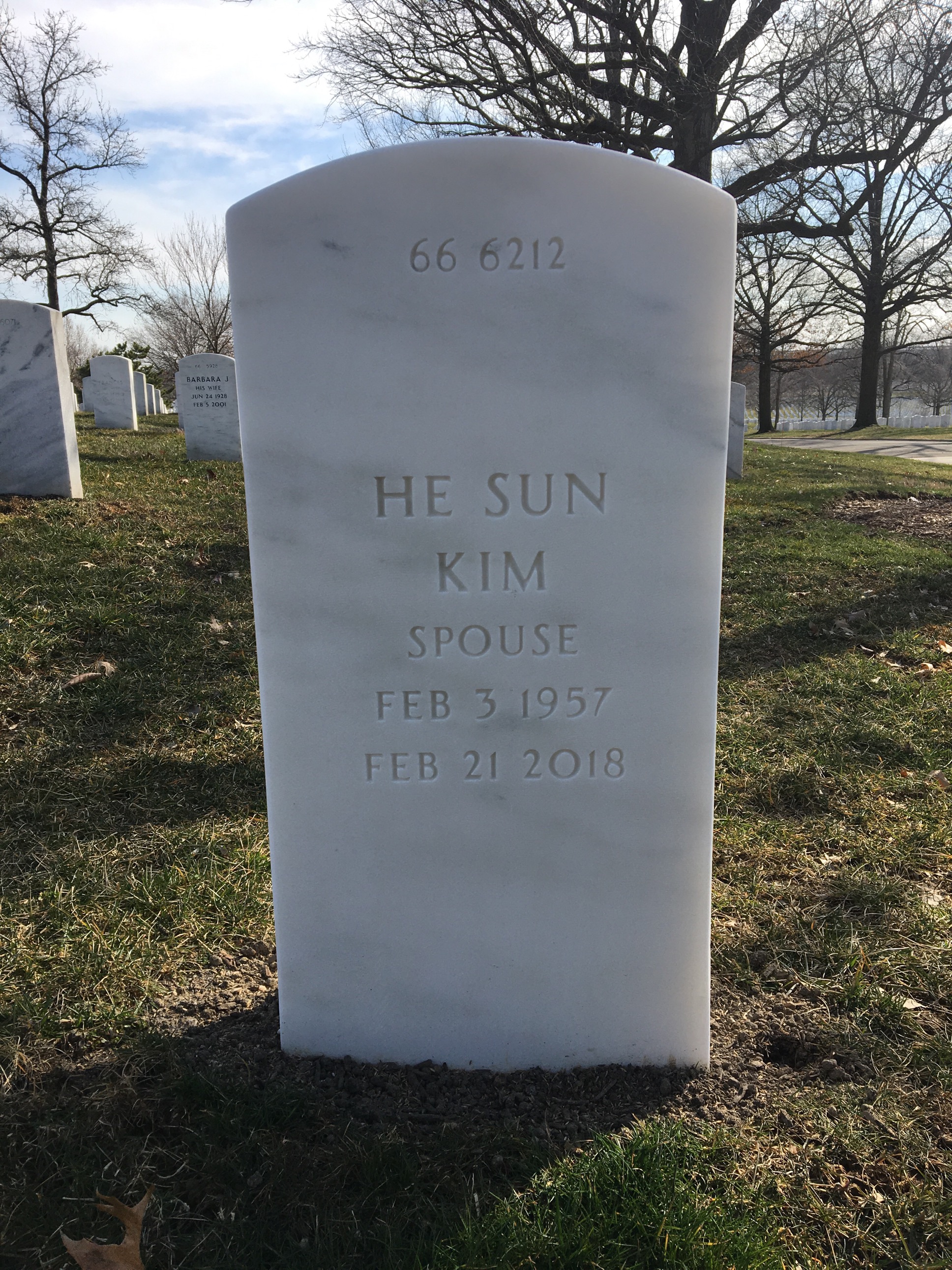 Back of headstone — Dennis Phillips