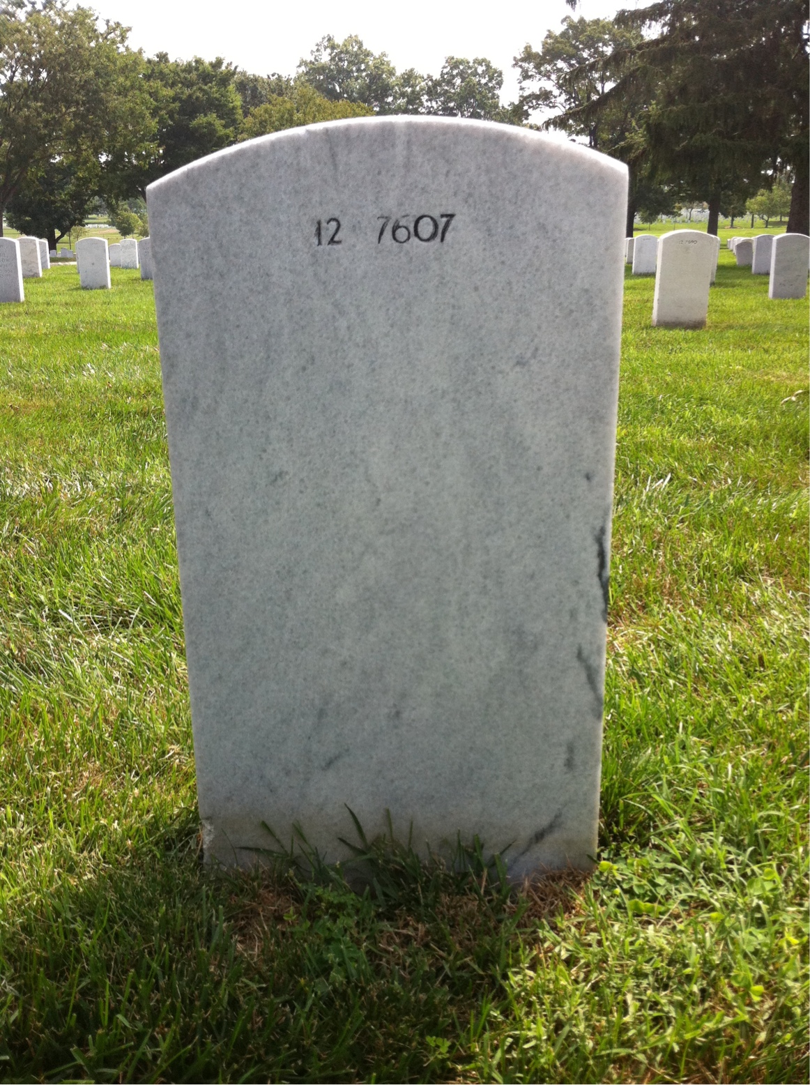 Back of headstone — Hazel Acton