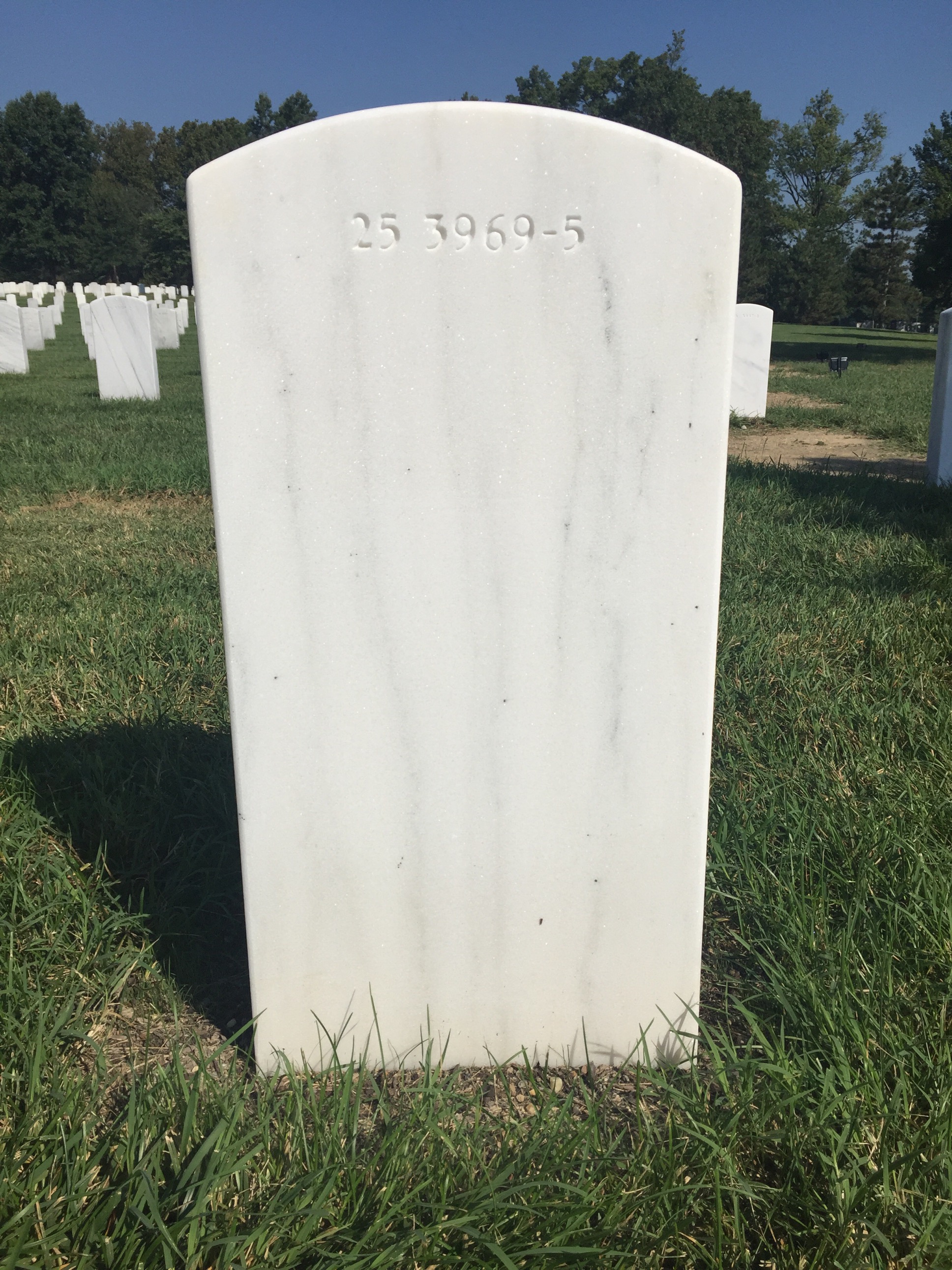 Back of headstone — Andrew Alexander
