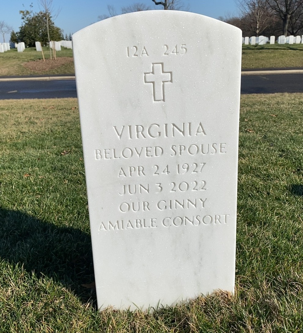 Back of headstone — Robert Anderson
