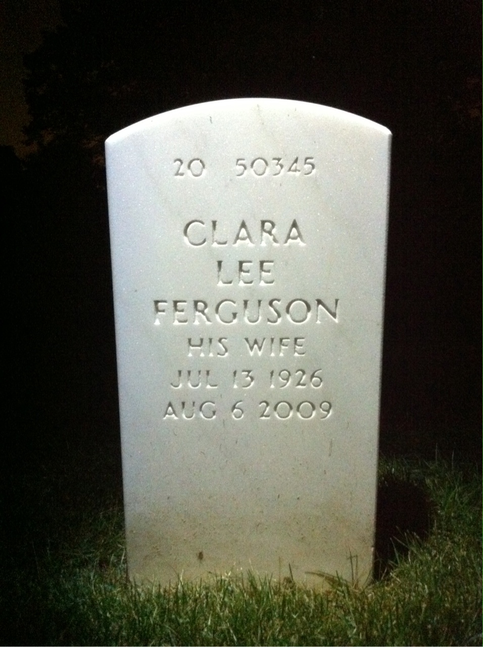 Back of headstone — Edwin Smith