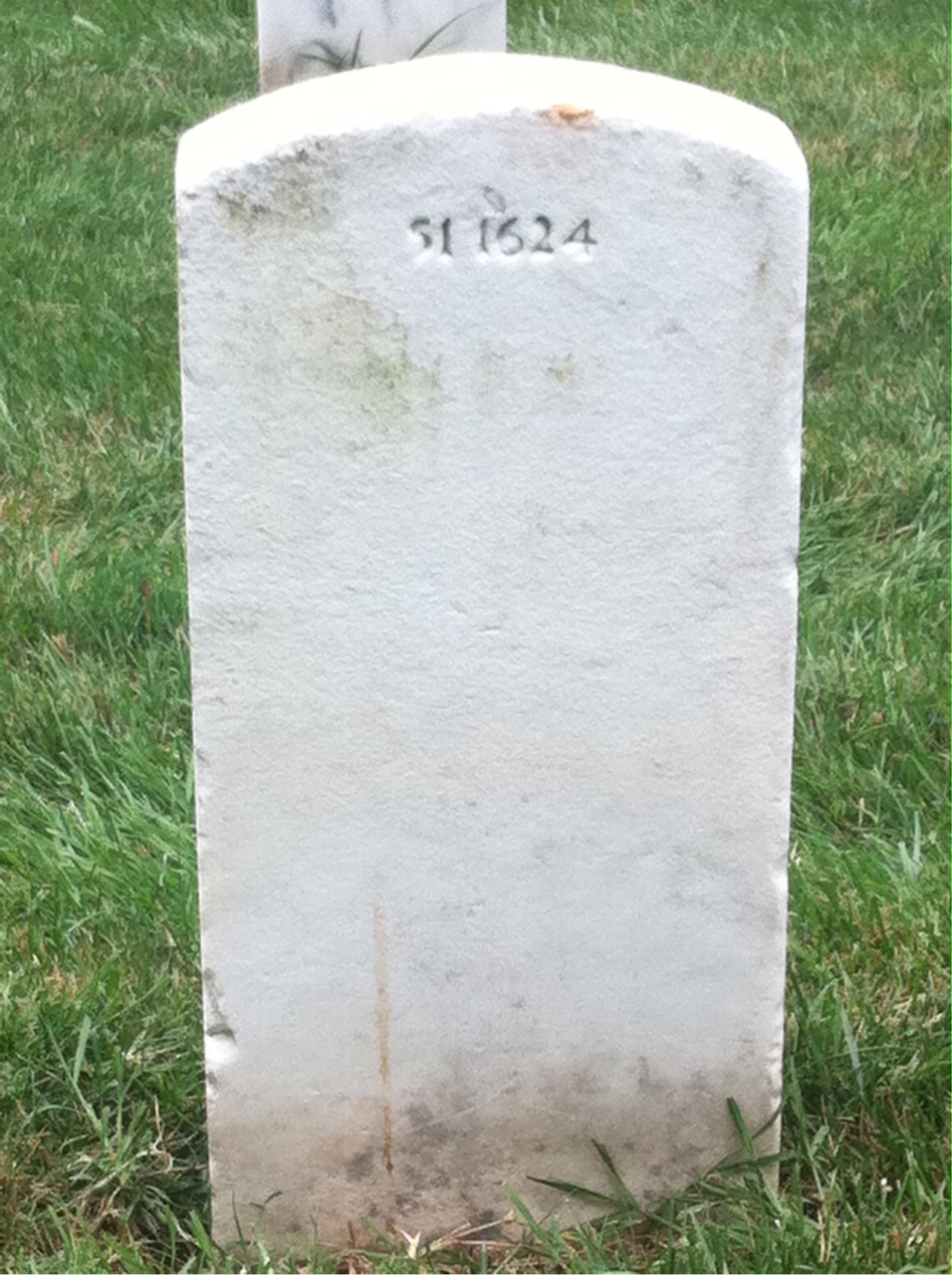 Back of headstone — Cheryl Allen