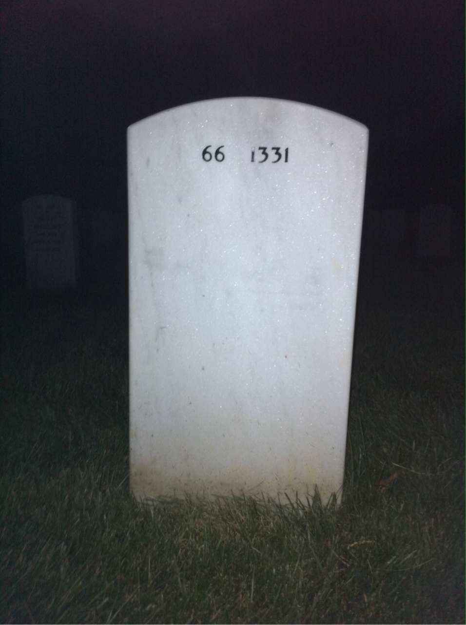 Back of headstone — Richard Moulden
