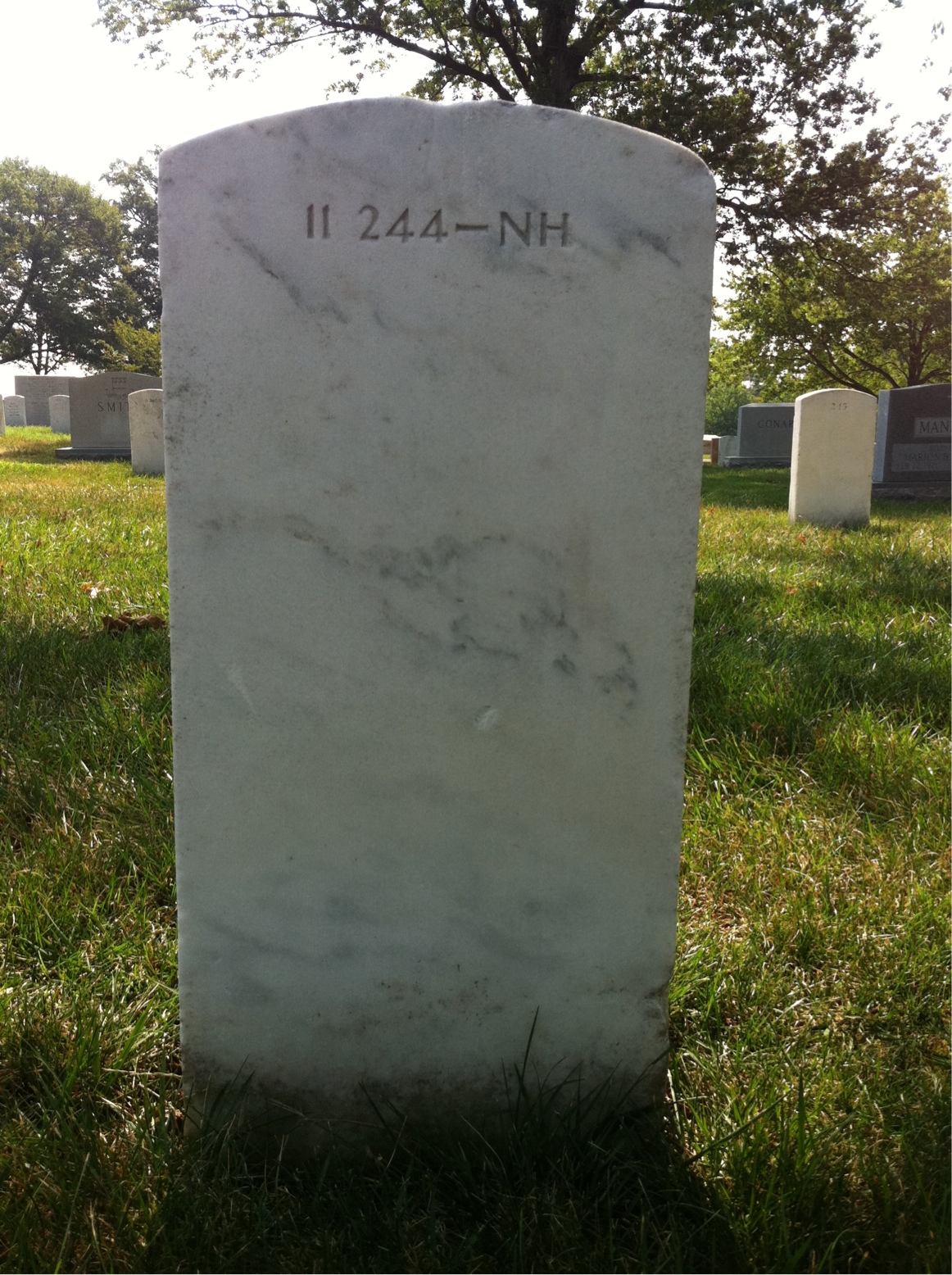 Back of headstone — Rose Mondragon