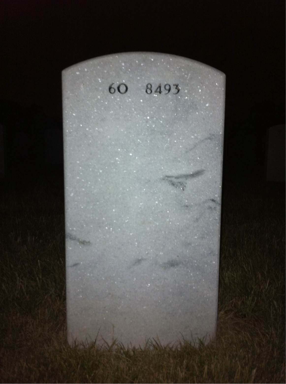 Back of headstone — Raleigh Sorden