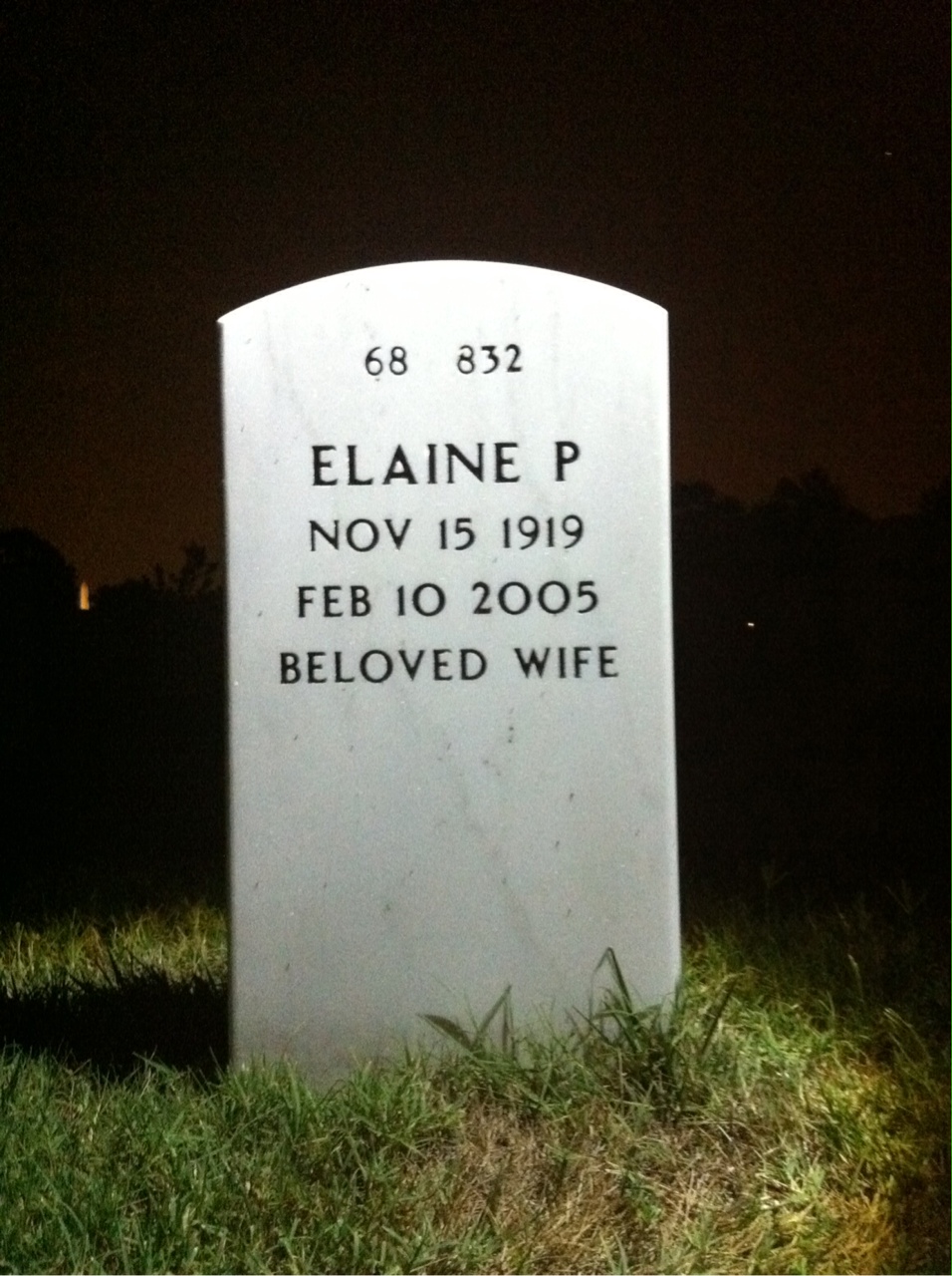 Back of headstone — Felix Englander