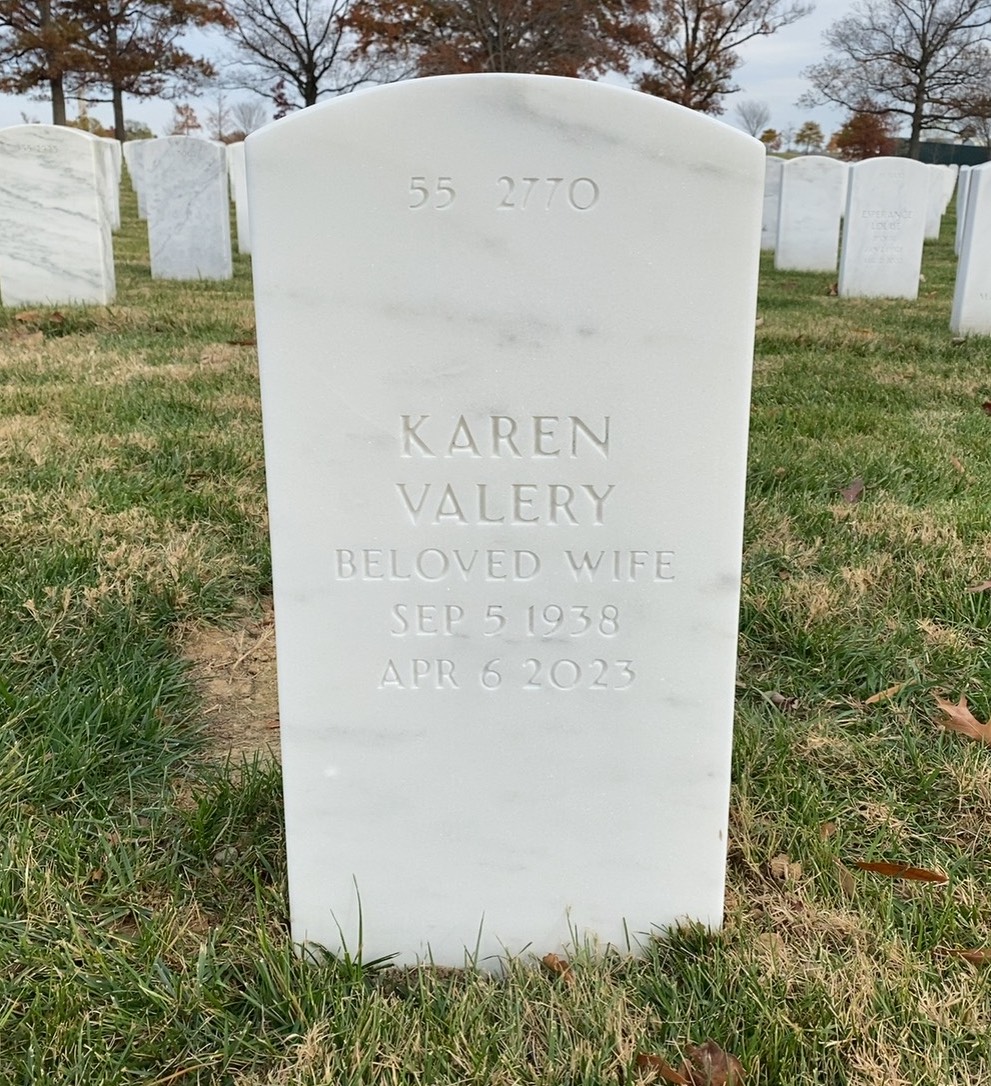 Back of headstone — Frederick Forrest Mentzer