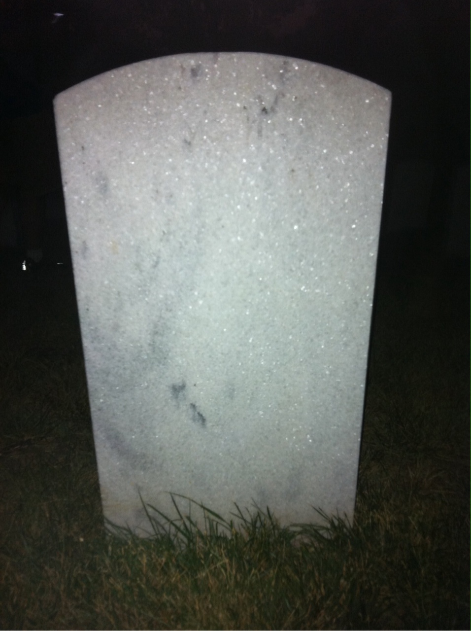 Back of headstone — Martin Sturdy