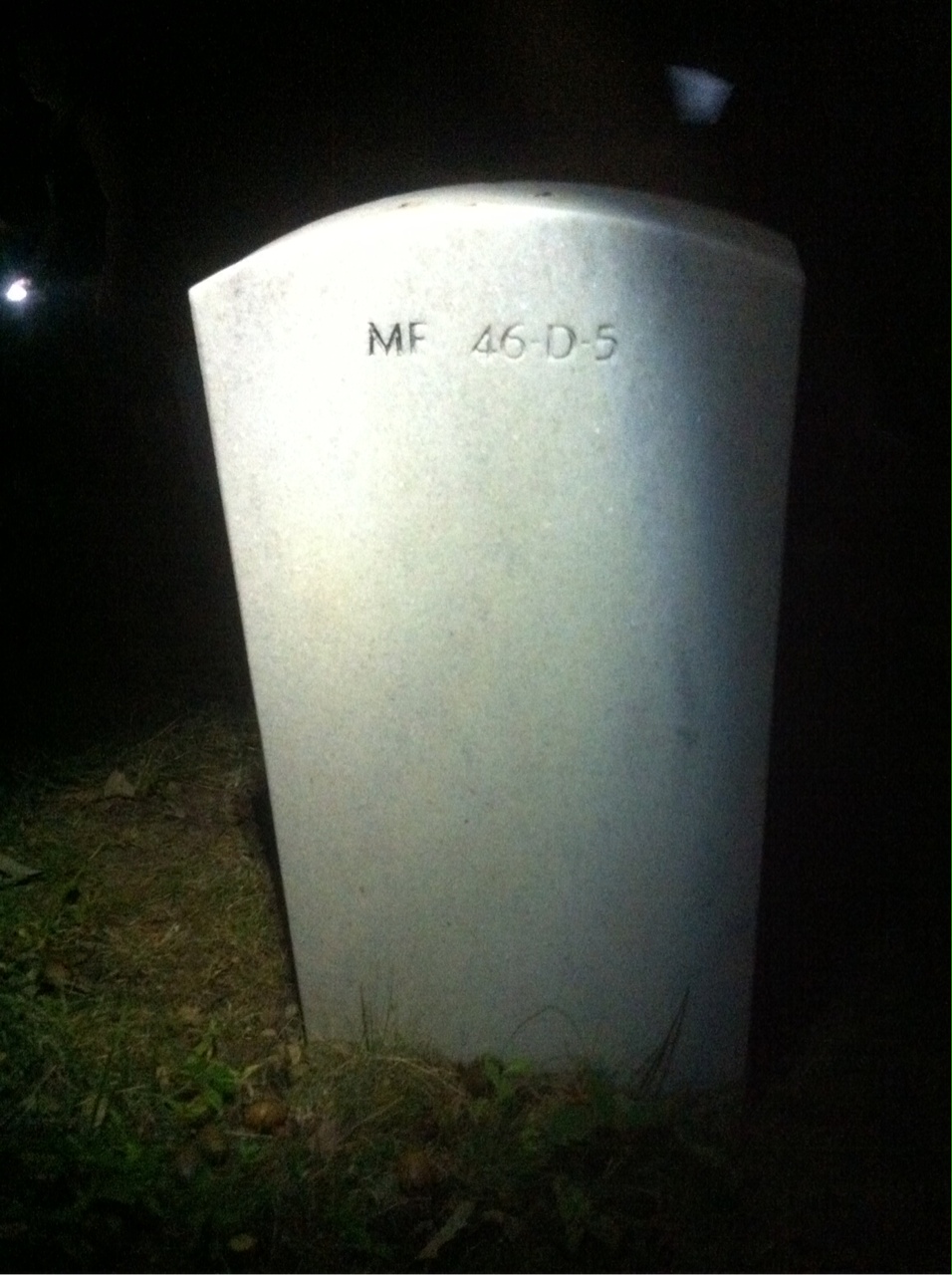 Back of headstone — Clayton Connors