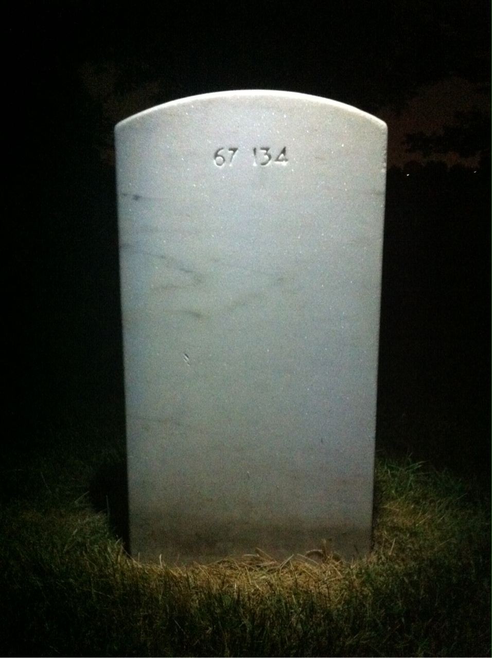 Back of headstone — William Jermiah Stubbs