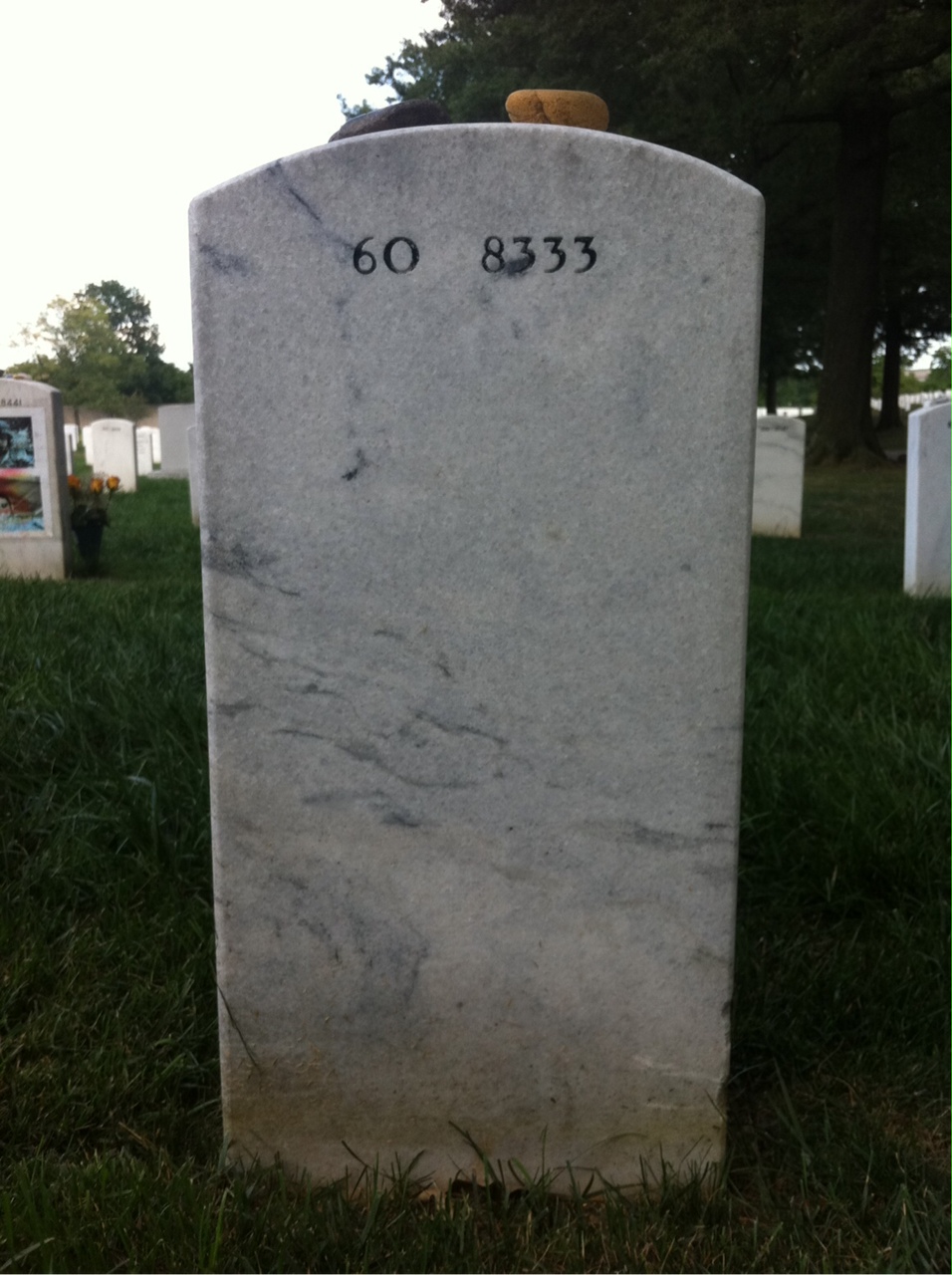 Back of headstone — Christopher Rafferty