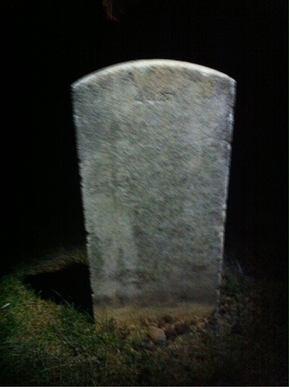 Back of headstone — Theodosia Armes