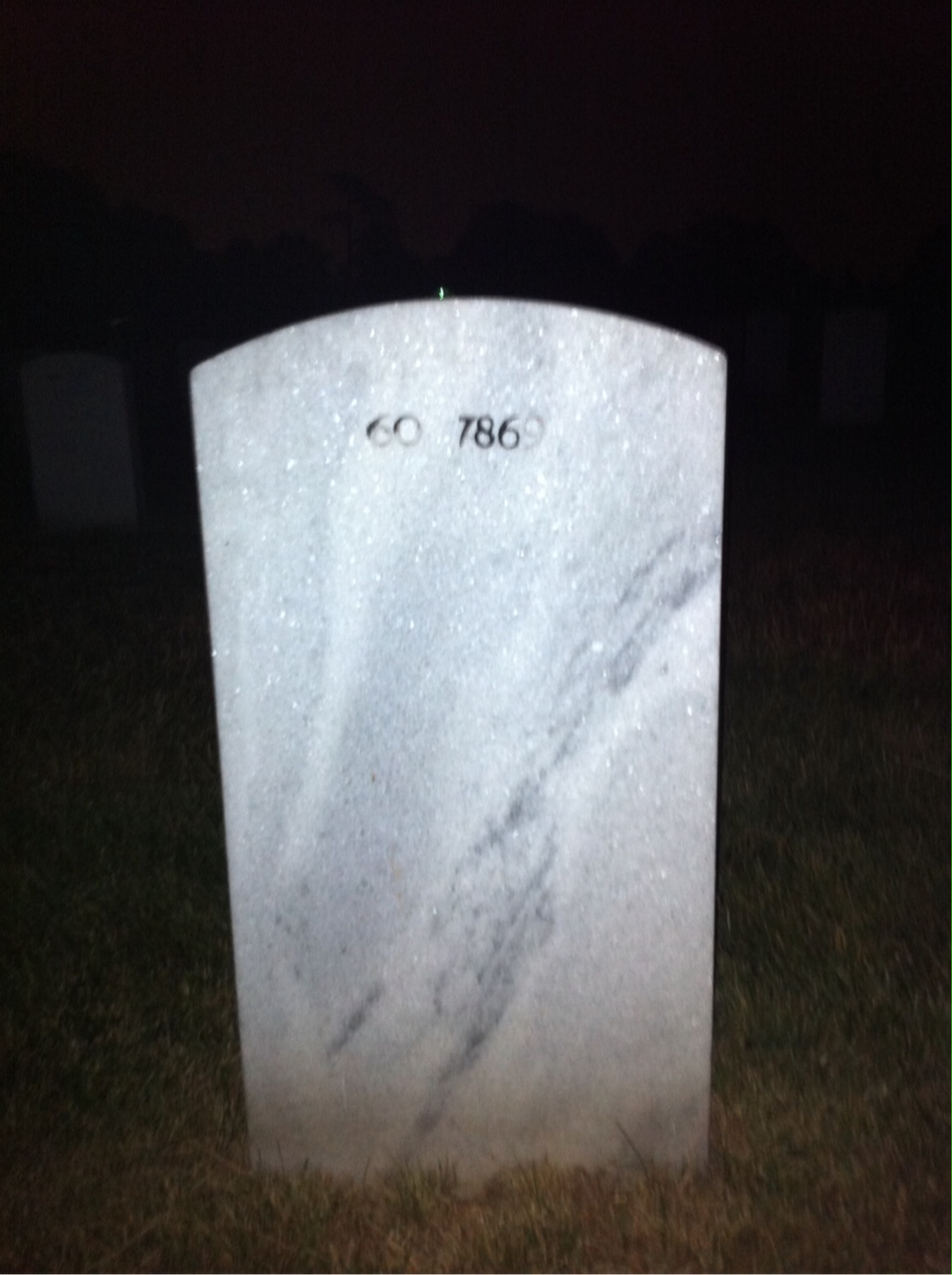 Back of headstone — Tristan Aitken