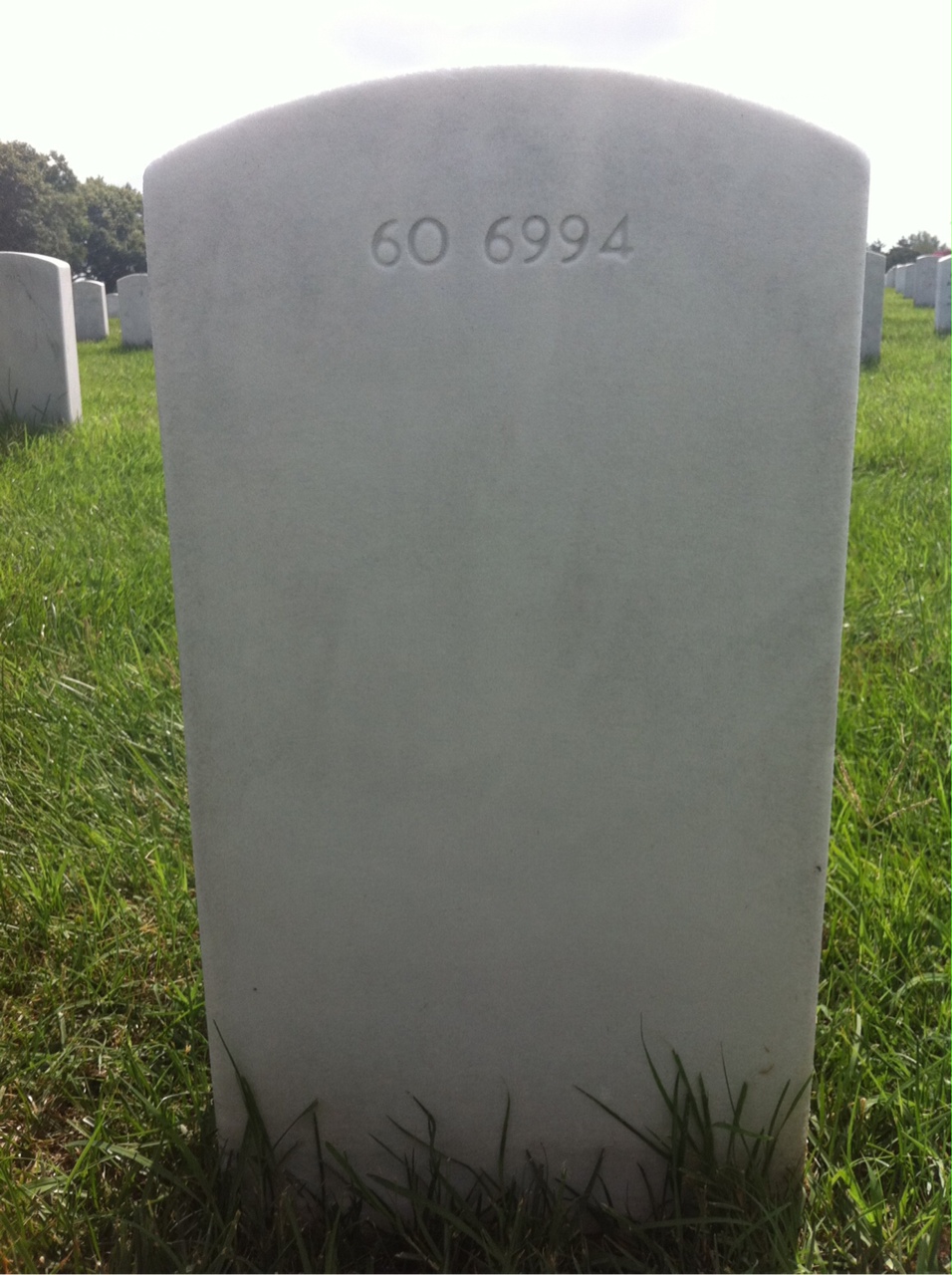 Back of headstone — John Mulligan