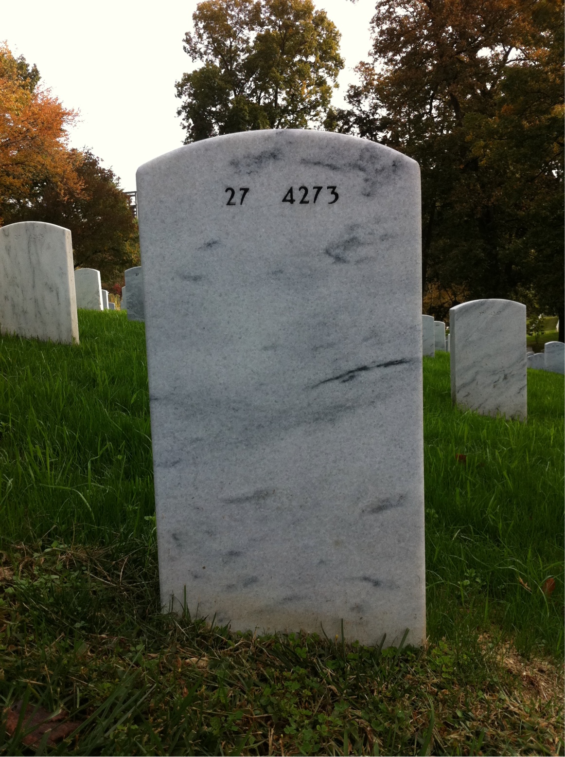 Back of headstone — Sarah Monroe