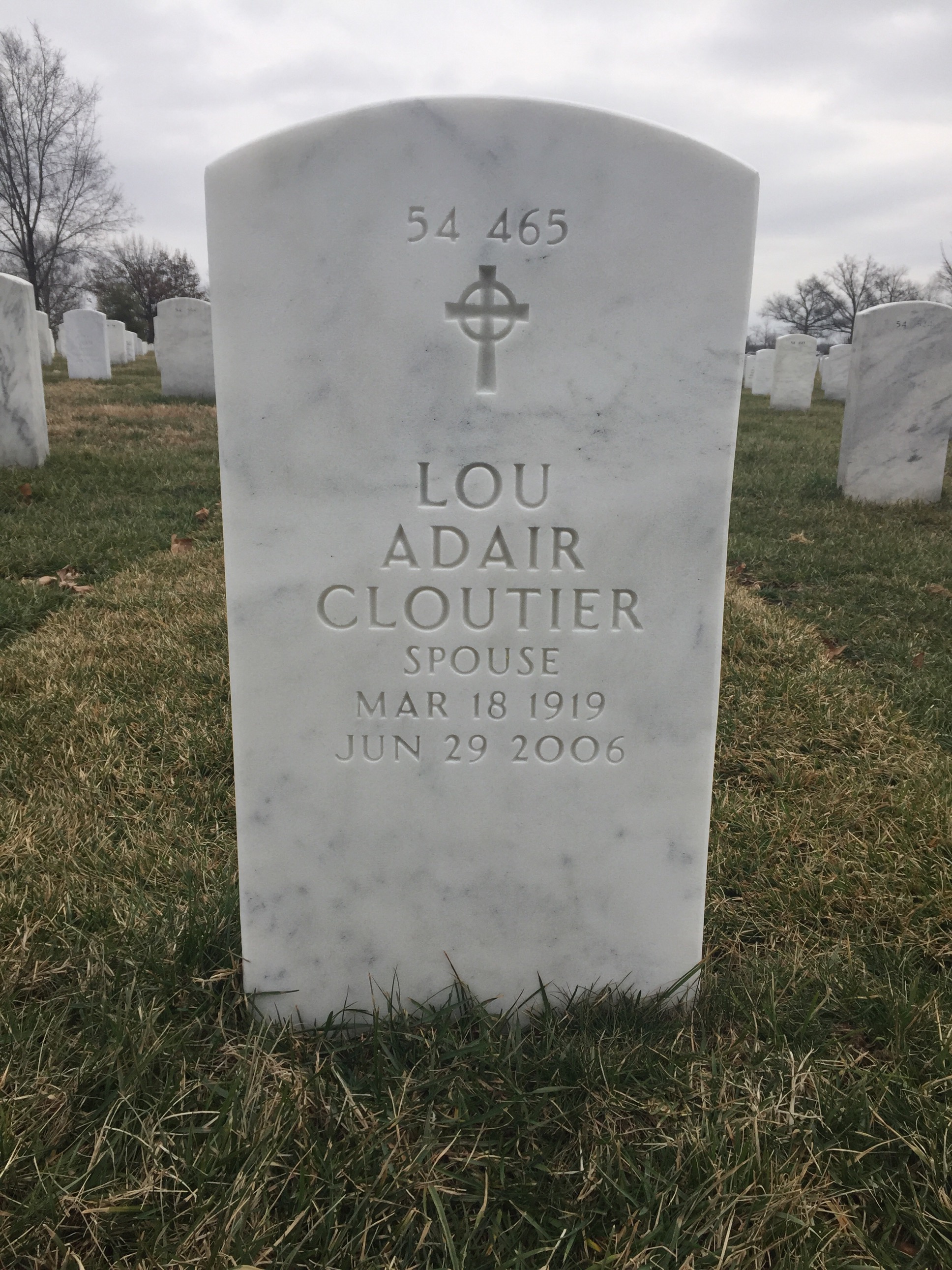 Back of headstone — Edwin Stengard