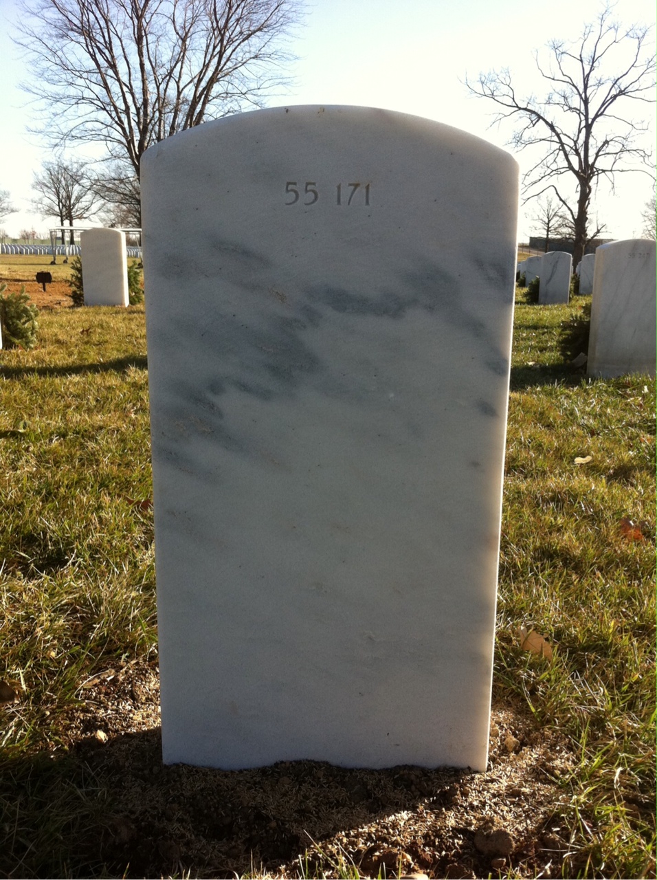 Back of headstone — Thomas Leighton Rollins