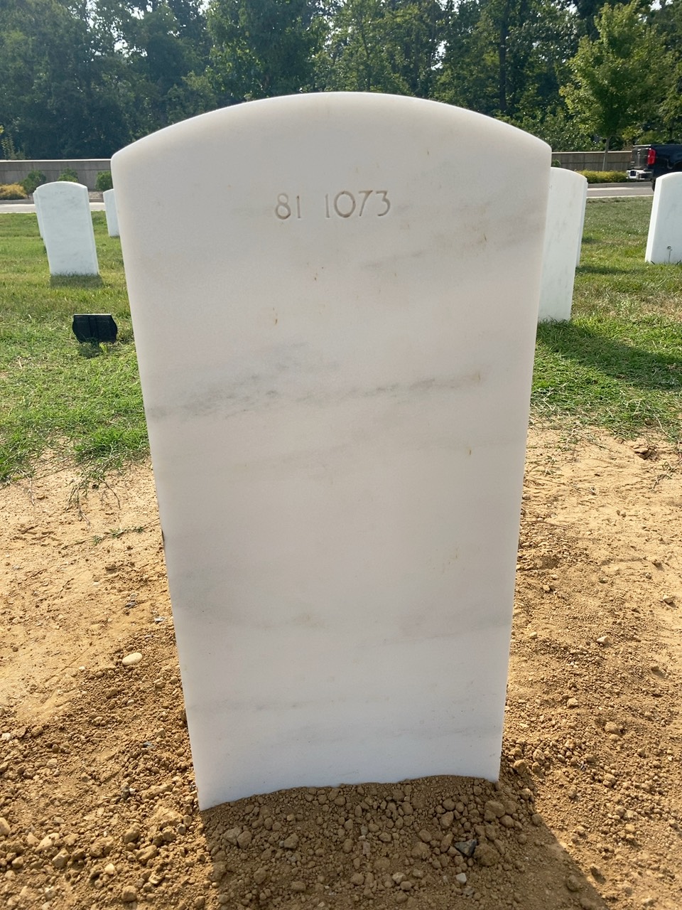 Back of headstone — Reese Lester Boyd