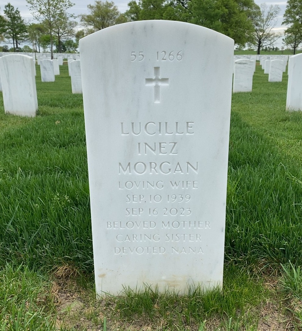 Back of headstone — Robert Morgan