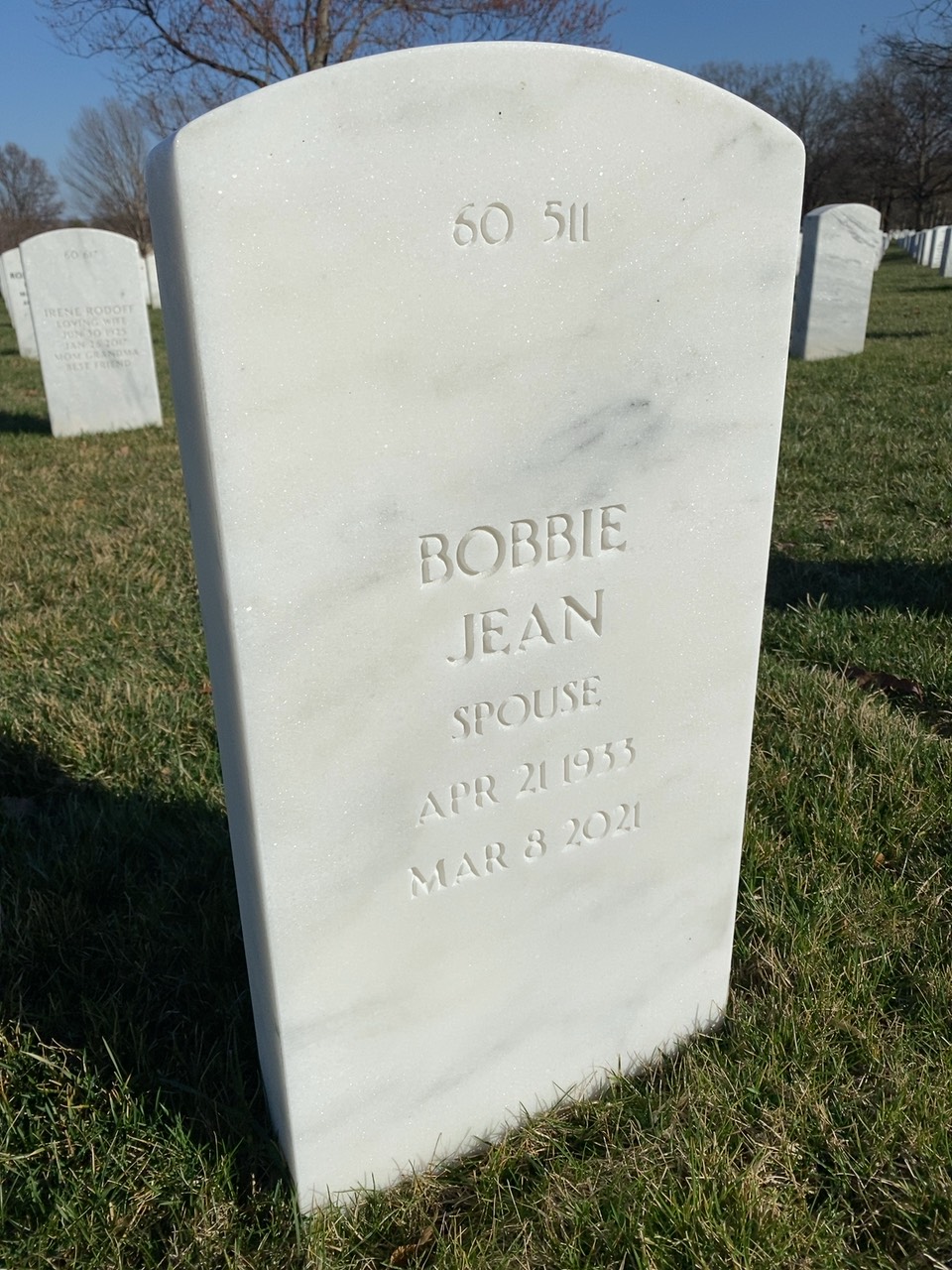Back of headstone — Raymond Nutter