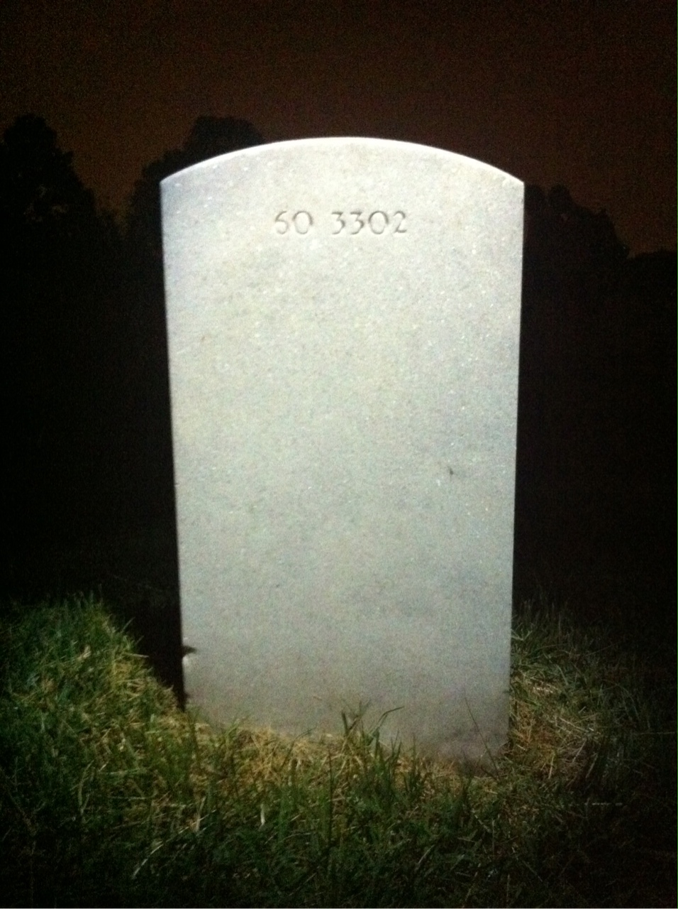 Back of headstone — William Edward Phelps