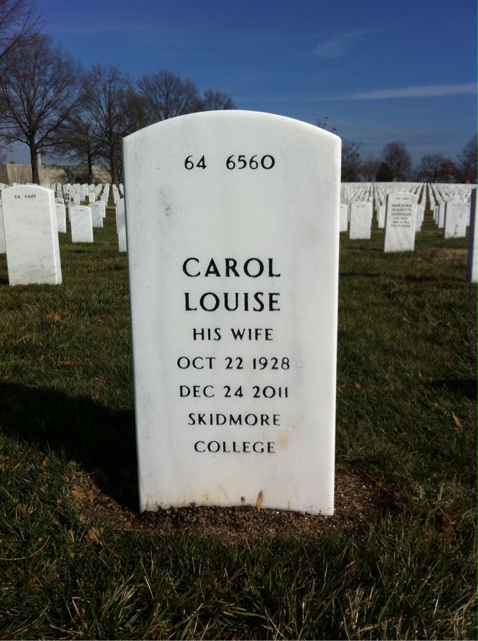 Back of headstone — Robert Morgan