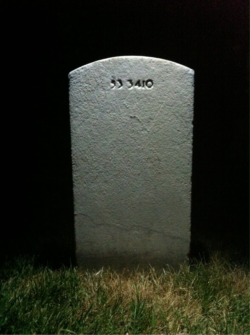 Back of headstone — James Montgomery