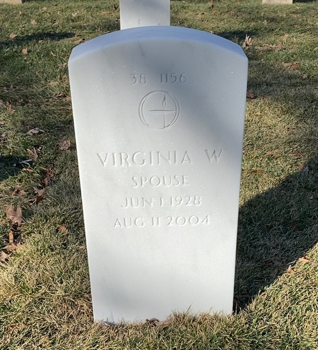 Back of headstone — Charles Valpey