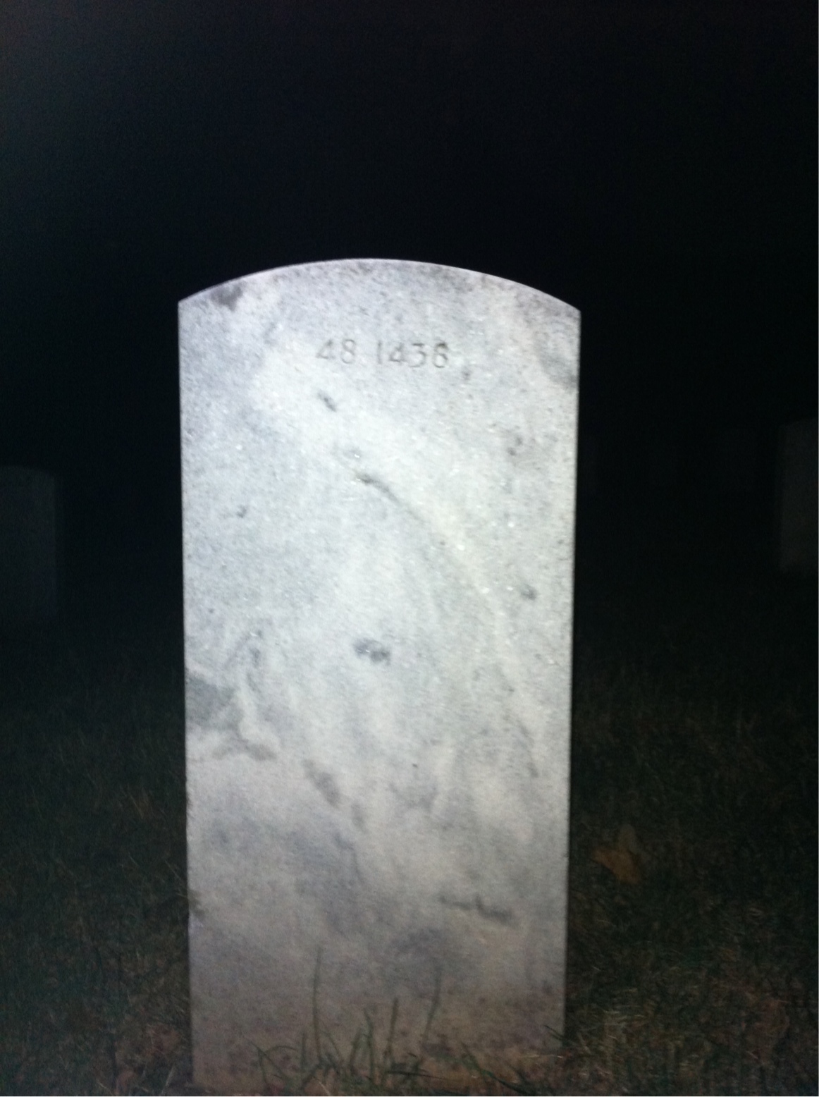 Back of headstone — Raquel Moore