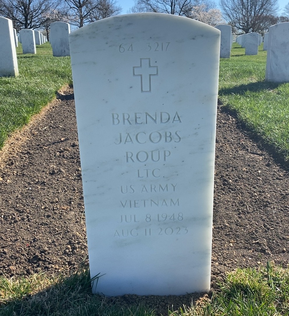 Back of headstone — Clarence Roup