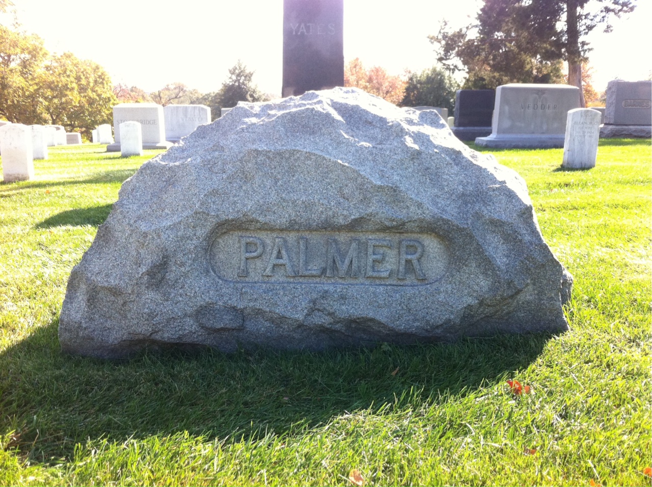 Headstone of George H. Palmer