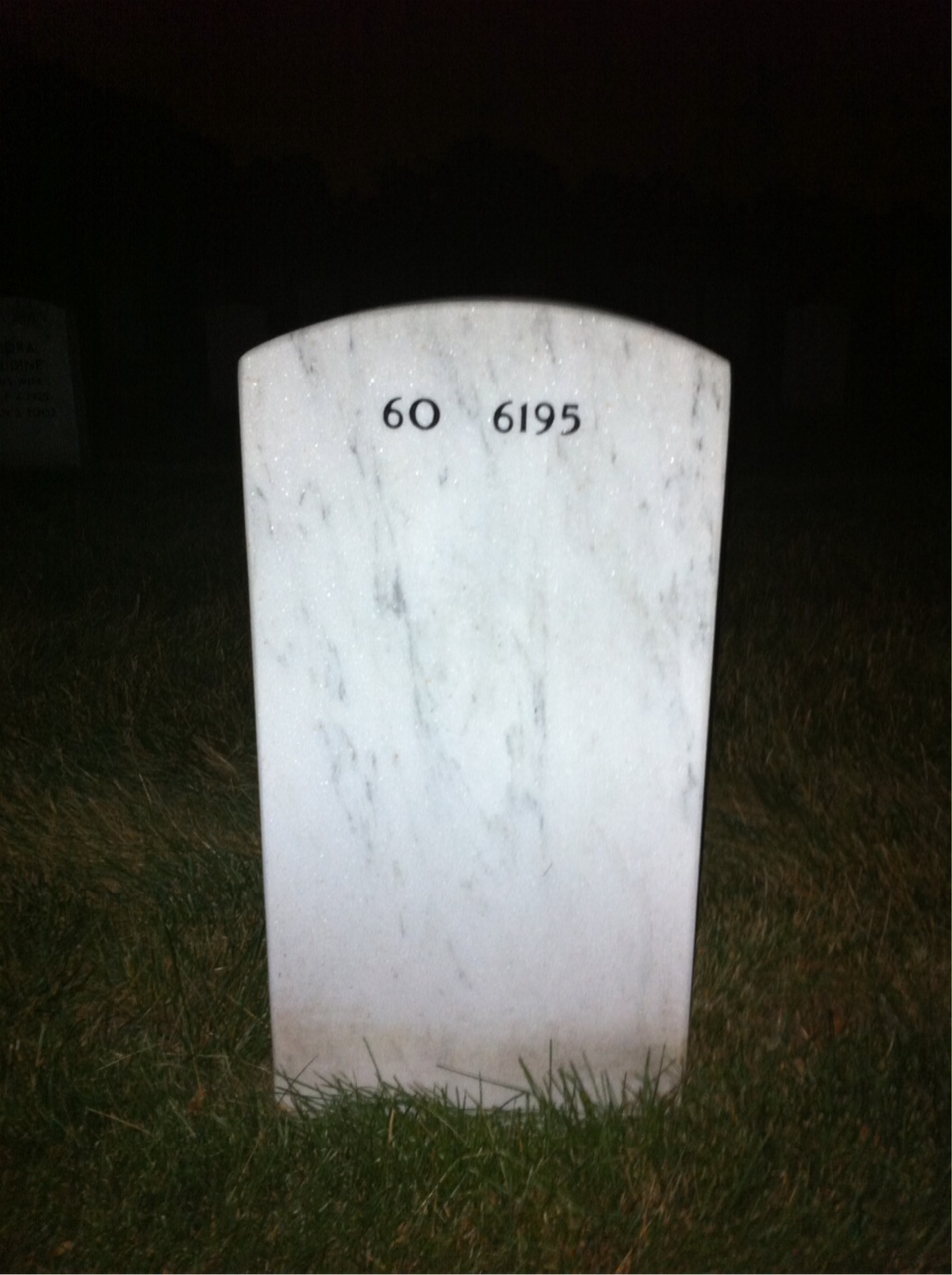Back of headstone — Patrick Clyne