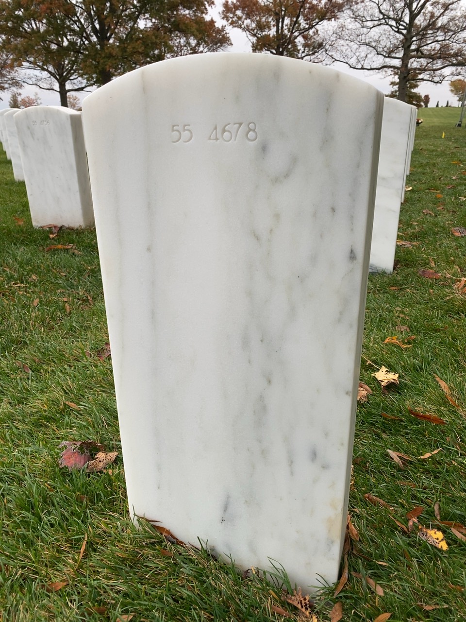 Back of headstone — Daniel Baldwin