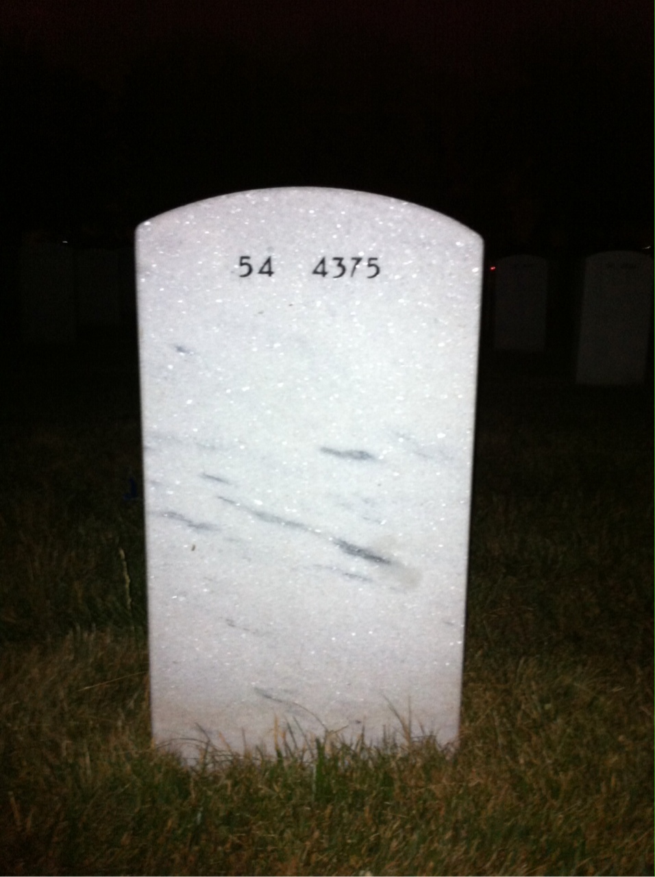 Back of headstone — Steve Hakala